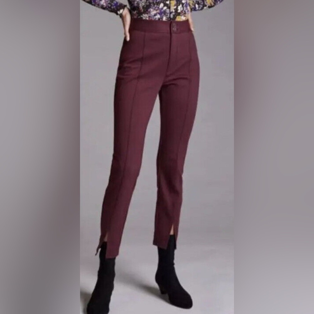 MAEVE by Anthropologie high rise textured ankle pants size  women’s 2